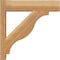 Ekena Millwork Funston Block Rough Sawn Outlooker, Western Red Cedar, 6"W x 22"D x 22"H OUT06X22X22FST05RWR - alternate 3